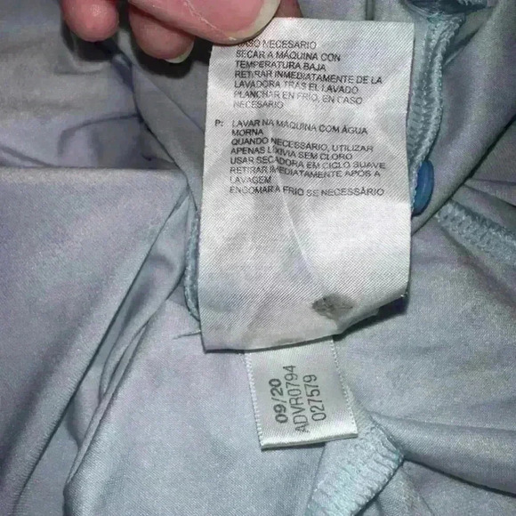 Adidas Golf Polo Performance Shirt 2XL Blue for Men / Logo Print - Picture 11 of 15